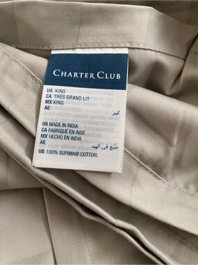 Charter Club
Damask Stripe 550 Thread 100% suprima Cotton 4-Pc. Sheet Set, King
